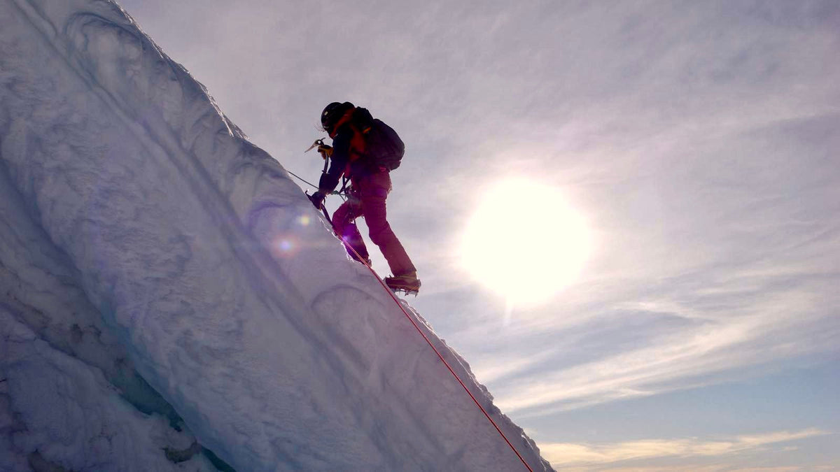 Anjali Mehta on mountain expedition