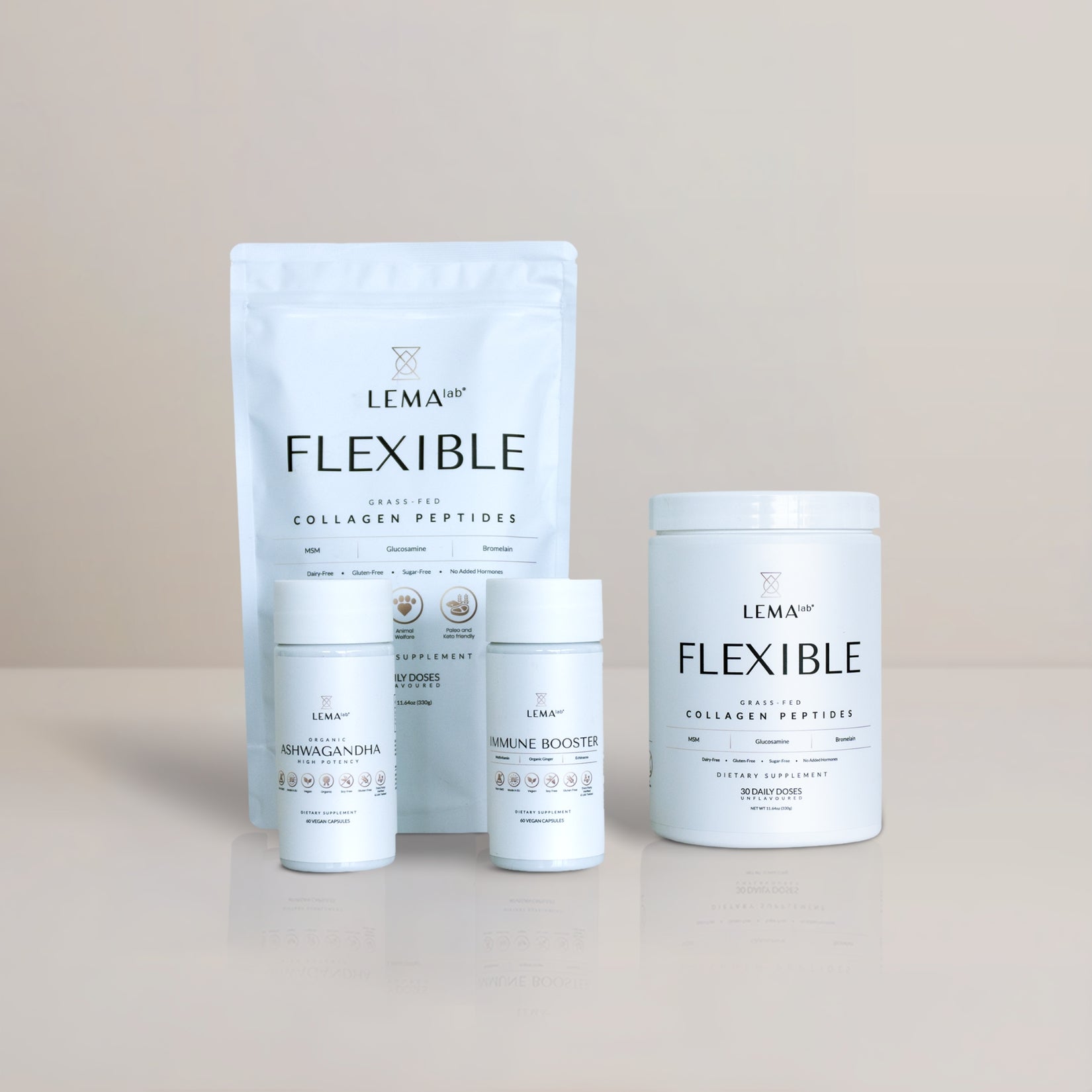 LEMAlab BODY & MIND bundle on a neutral background