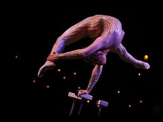 Cirque du Soleil contortionist