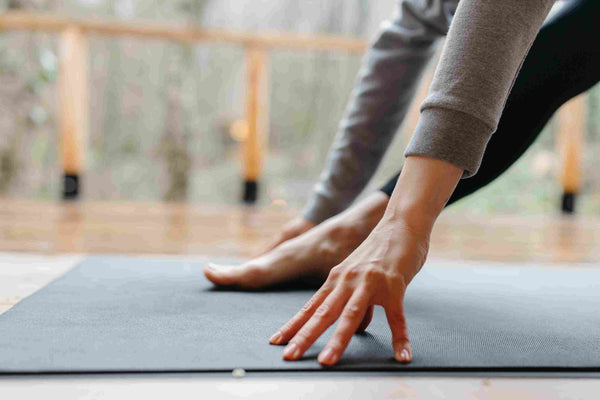 Woman stretching