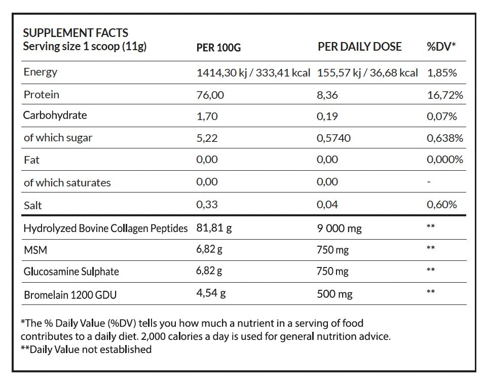 FLEXIBLE collagen supplement